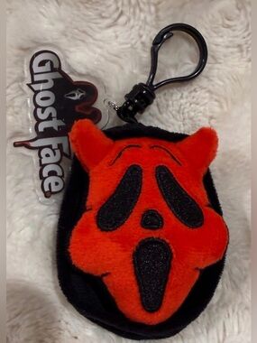 Ghost Face Mask Plush Bag Charm. CHASE